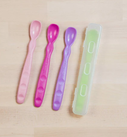Re-Play 4pk Infant Spoons- Butterfly