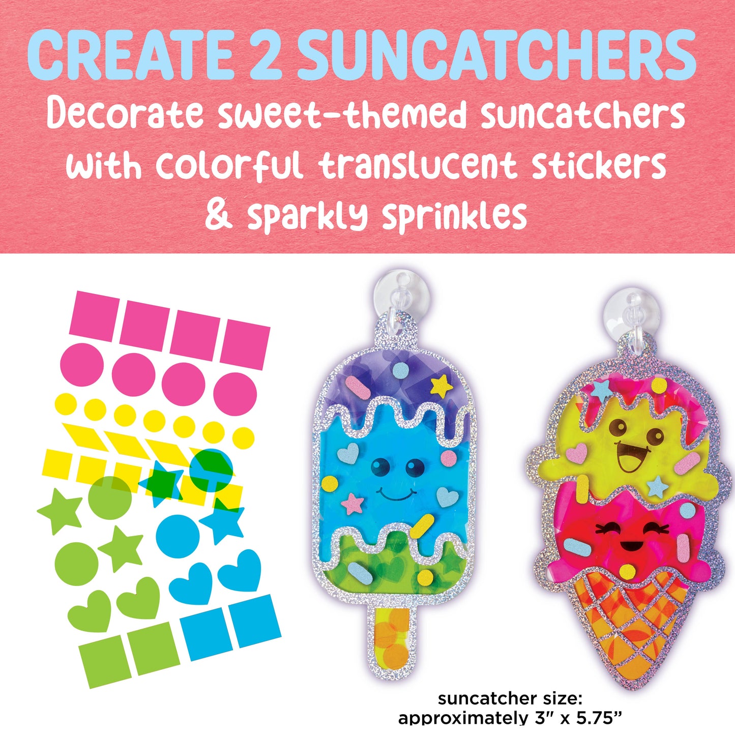 Sticker Suncatchers Mini Craft Kit for Kids