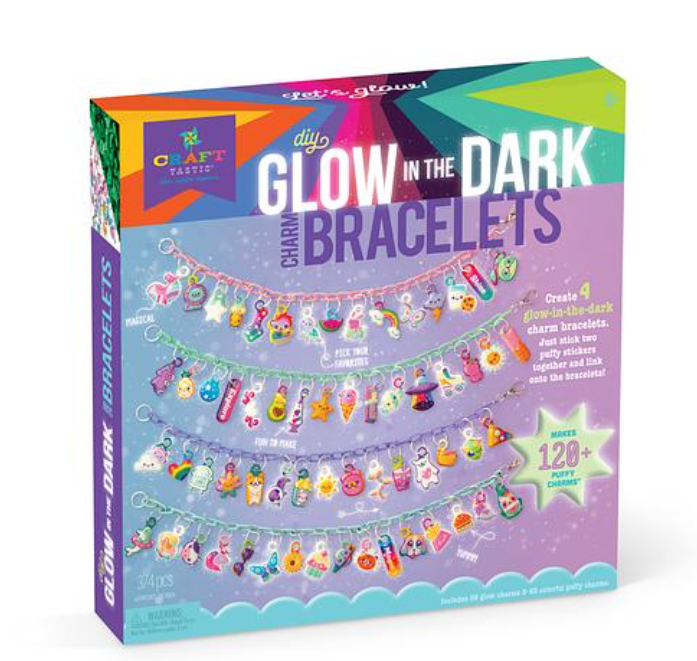 DIY Glow In The Dark Charm Bracelets