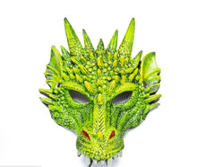 Load image into Gallery viewer, Green Dragon Mask
