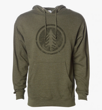 Load image into Gallery viewer, Retro Tree &amp; Topography Hoodie

