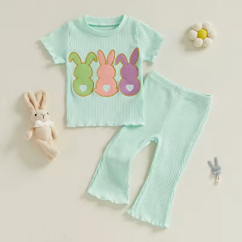 Scallop Trim Bunny Set