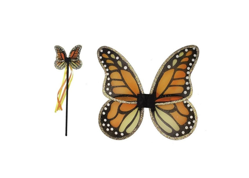 Monarch Butterfly Wings & Wand
