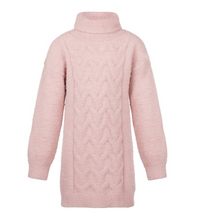Load image into Gallery viewer, Pink Turtleneck Tunic
