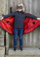 Load image into Gallery viewer, Reversible Spider/ Bat Cape
