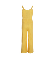 Load image into Gallery viewer, Sleeveless Bright Yellow Jumpsuit
