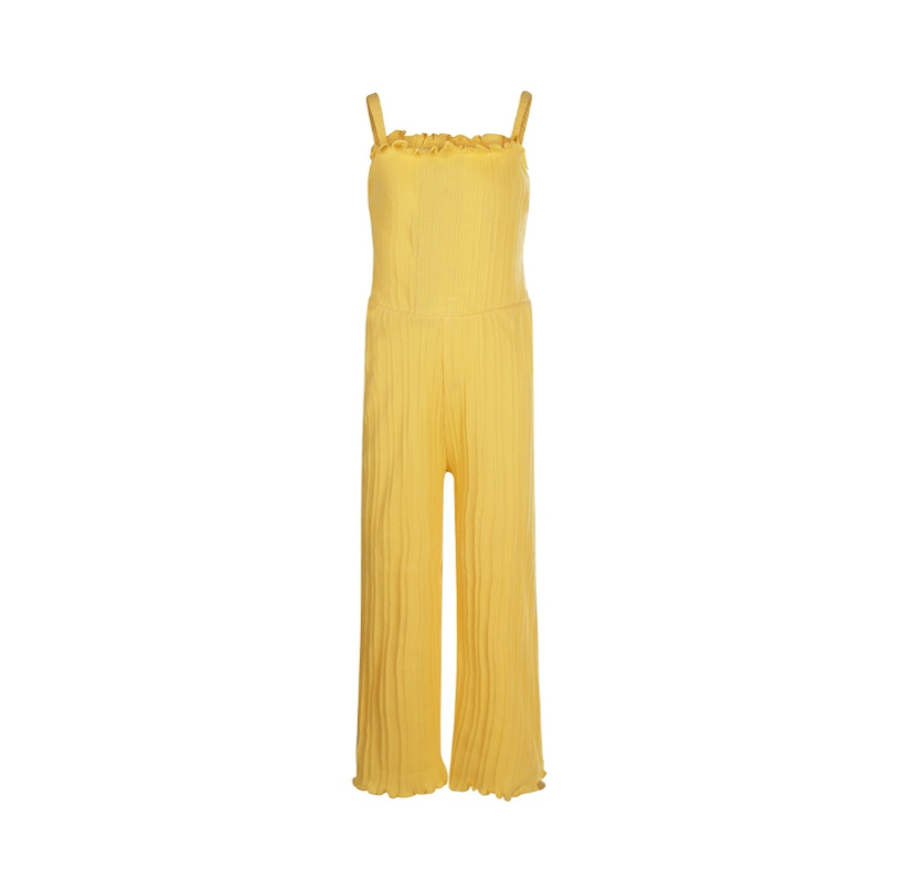 Sleeveless Bright Yellow Jumpsuit