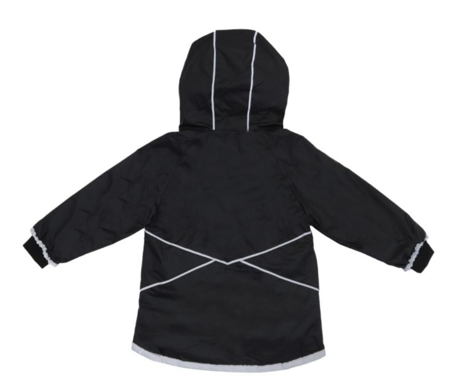 CaliKids Lined Mid Season Shell (Black)
