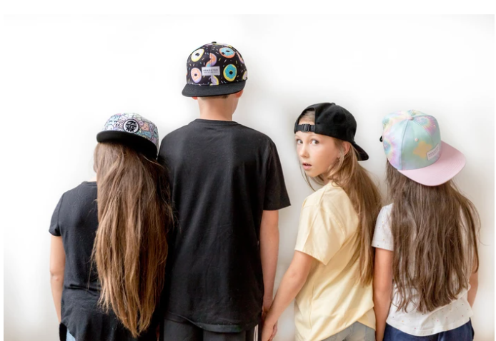 Kids Pink Tie Dye Snapback