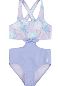 Youth Light Orchid Tie Front MonoKini