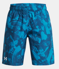 Load image into Gallery viewer, UA Youth Woven Tech Printed Shorts

