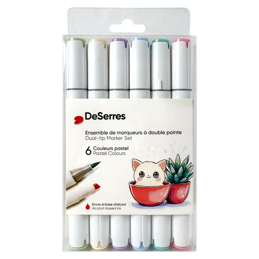 Alcohol Dual Tip Marker Set