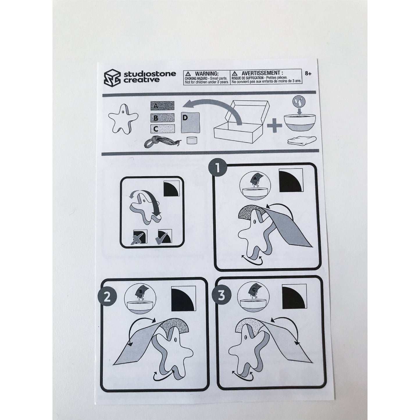 Sea Star Soapstone Pendant Jewelry Carving Kit  