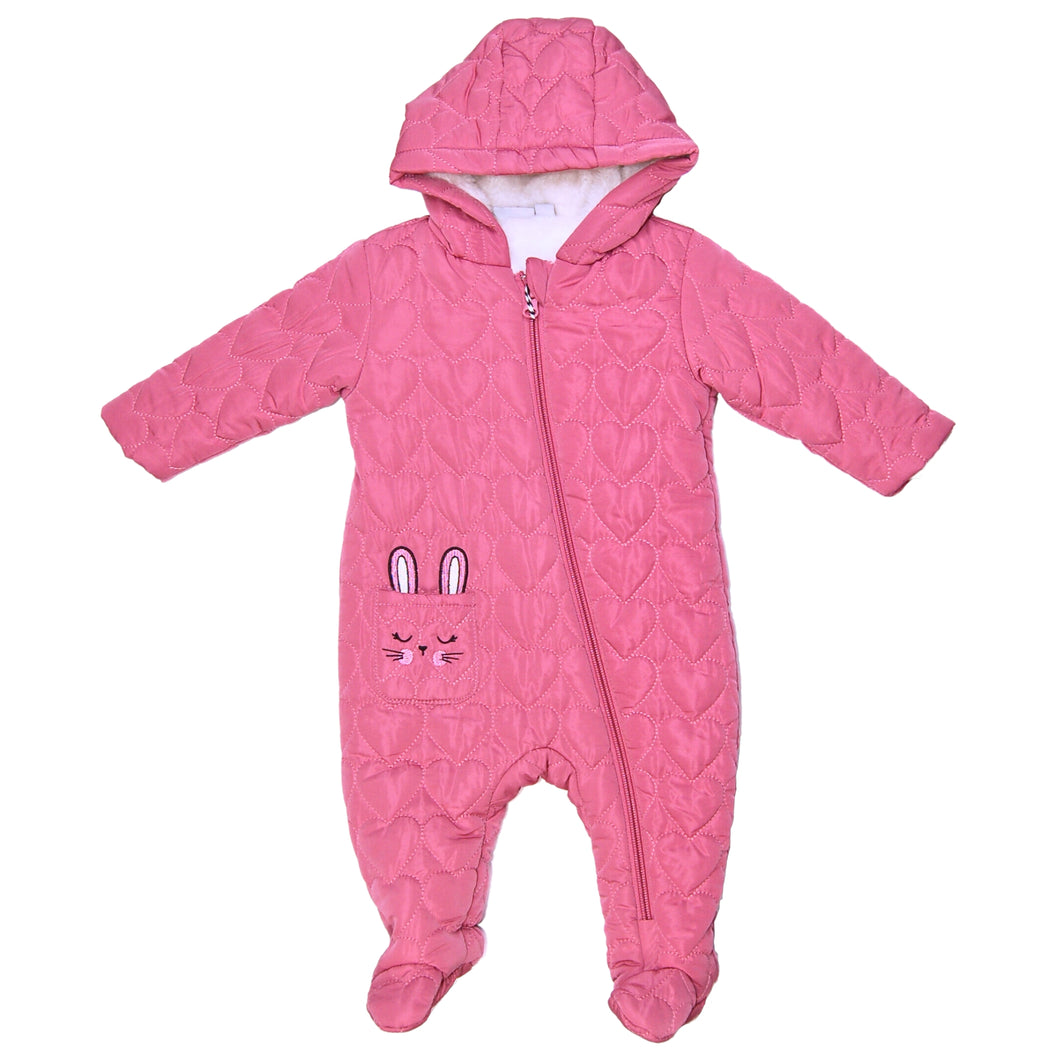 Infant Lined Pink Heart Pram