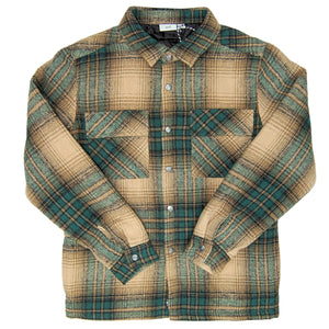 Infant Button Up Plaid Shacket