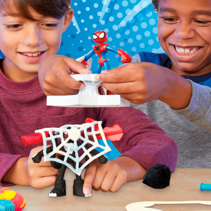 Play-Doh - Spiderman Launch And Slice Battle