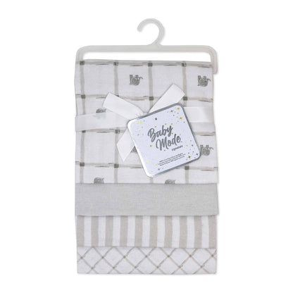 4 Pack Flannel Receiving Blankets