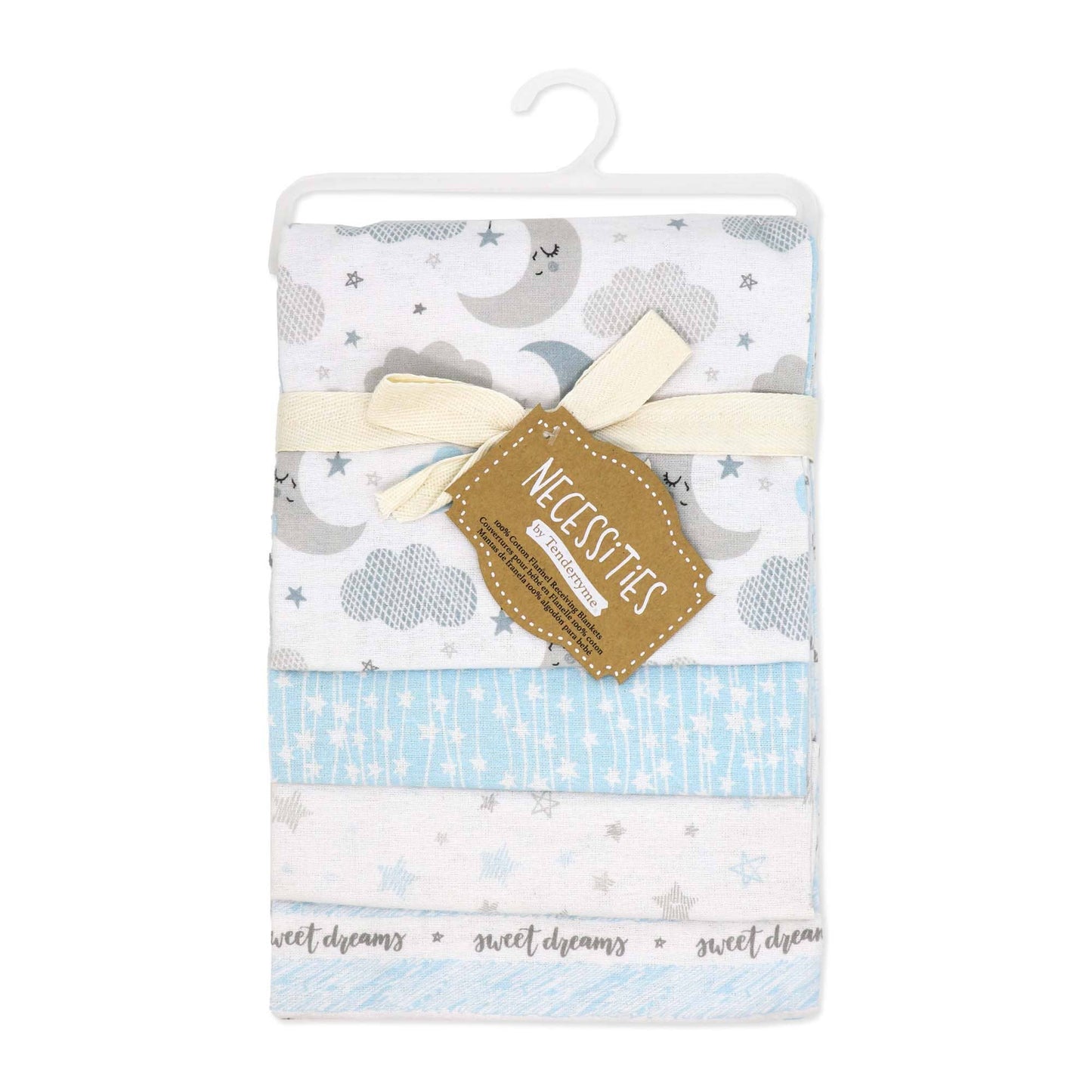 4 Pack Receiving Blanket – Hanging Sweet Dreams