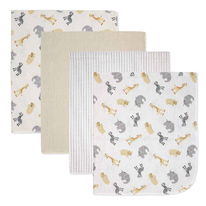 4 Pack Flannel Receiving Blankets