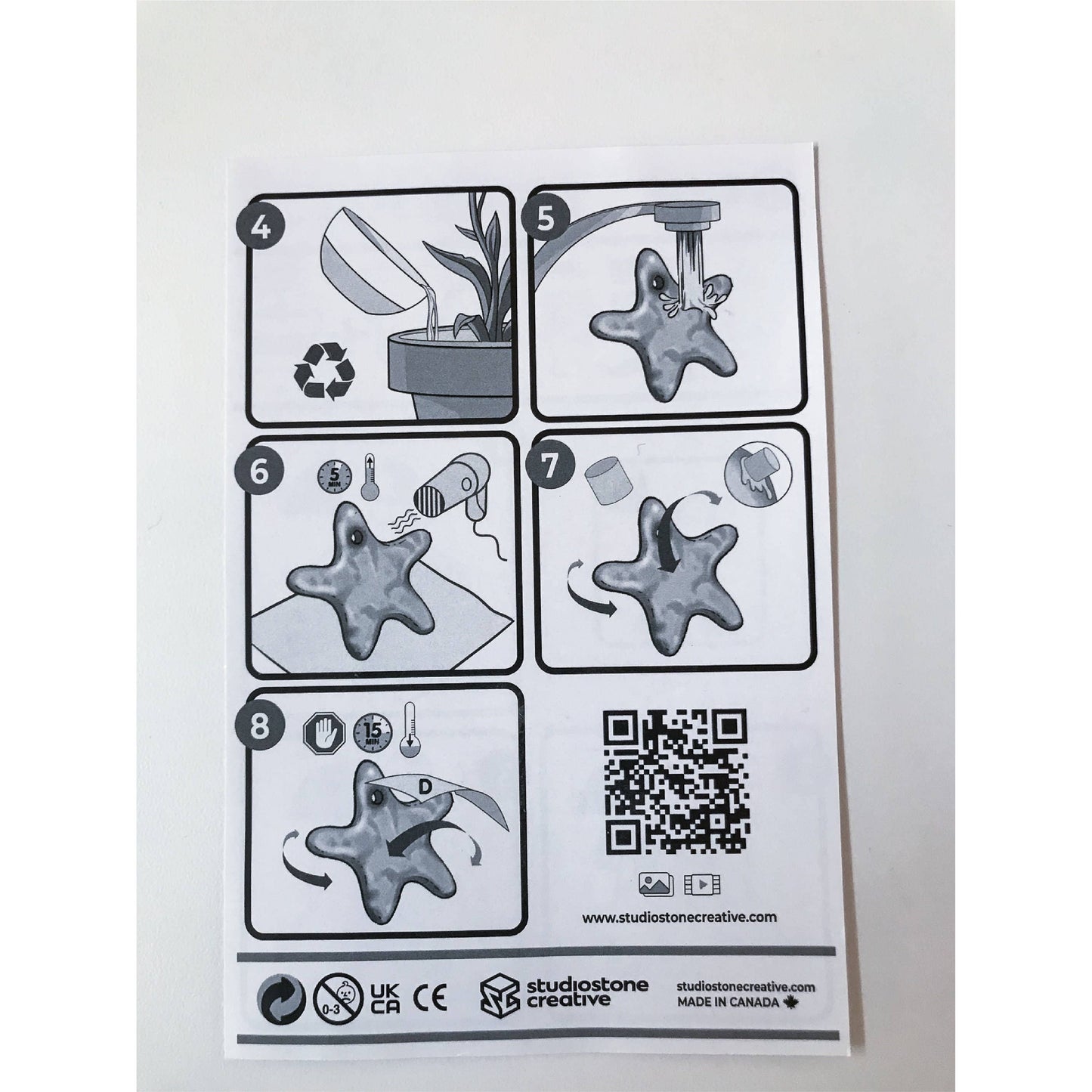 Sea Star Soapstone Pendant Jewelry Carving Kit  