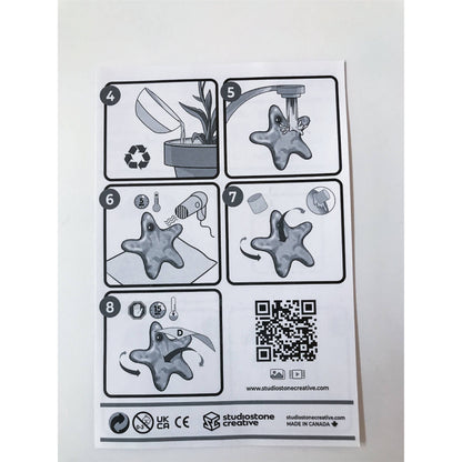 Sea Star Soapstone Pendant Jewelry Carving Kit  