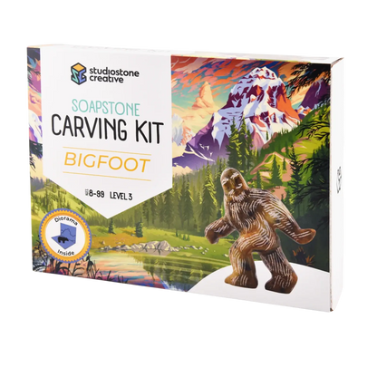 Bigfoot Soapstone Carving Kit – NEW!!