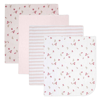 4 Pack Flannel Receiving Blankets