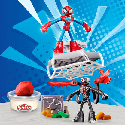 Play-Doh - Spiderman Launch And Slice Battle