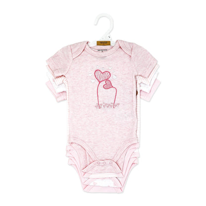Naturelle 4 Pack Short Sleeve Bodysuit