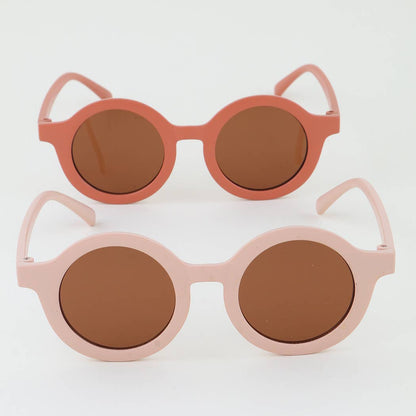 KIDS Retro Matte Round Sunglasses