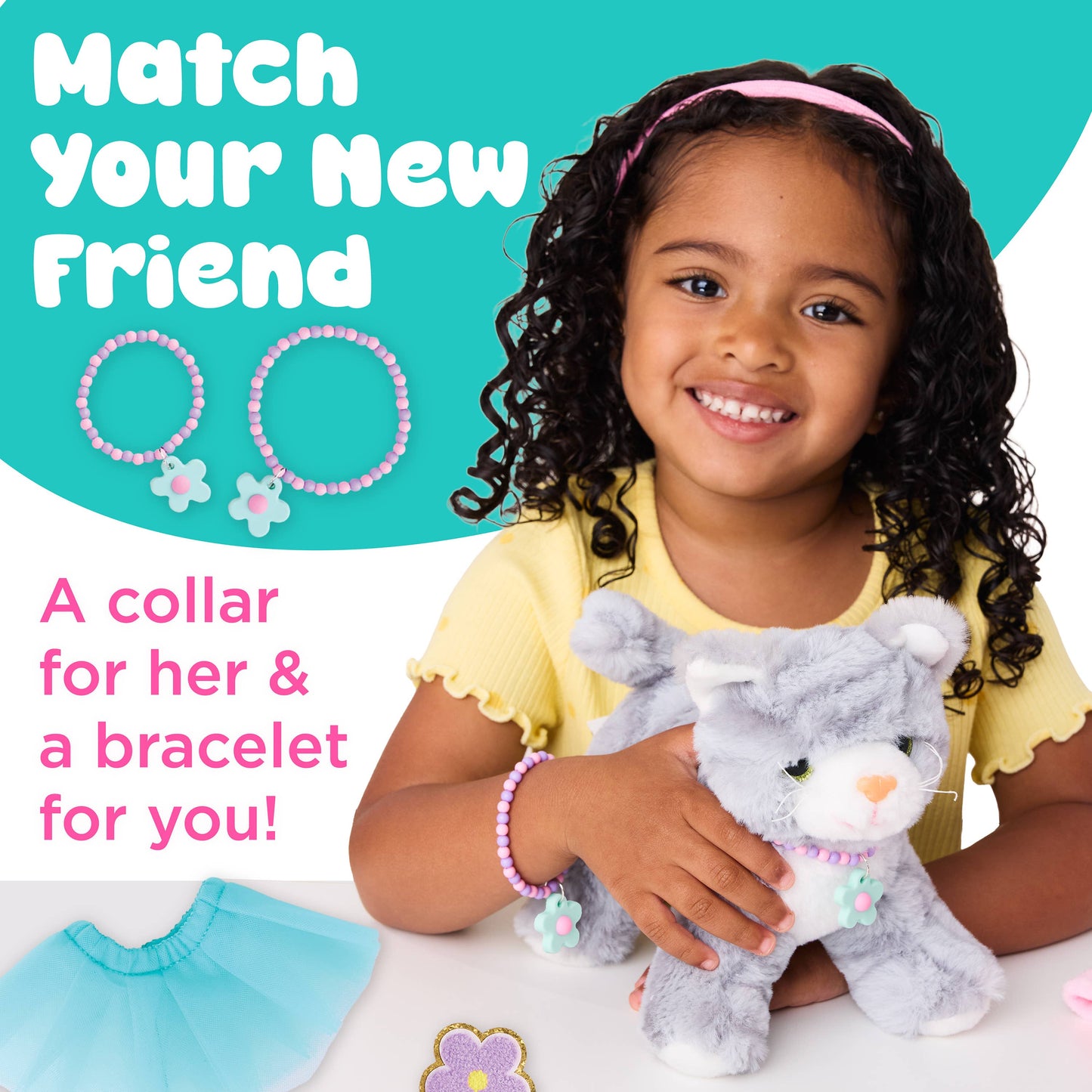 Decorate a Cuddly Kitten DIY Craft Kit for Kids