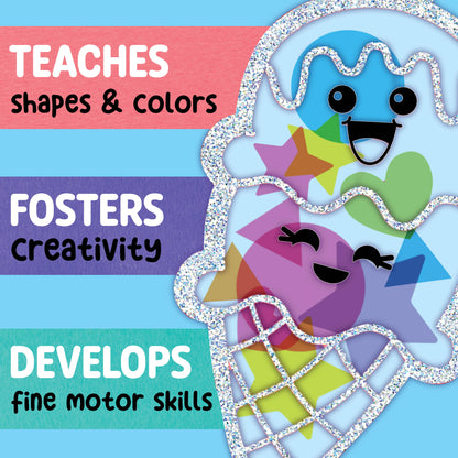 Sticker Suncatchers Mini Craft Kit for Kids