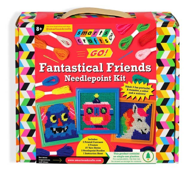 Smarts And Crafts - Fantastic Friends - Needlepoint Kit
