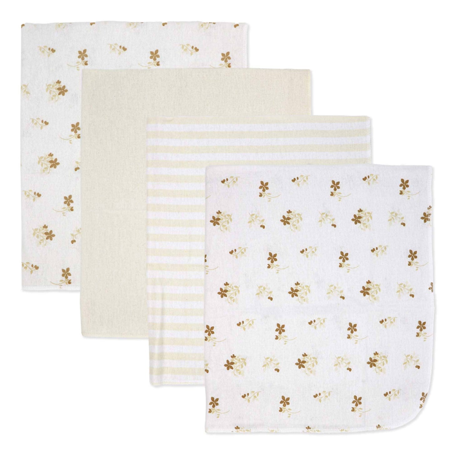 4 Pack Flannel Receiving Blankets