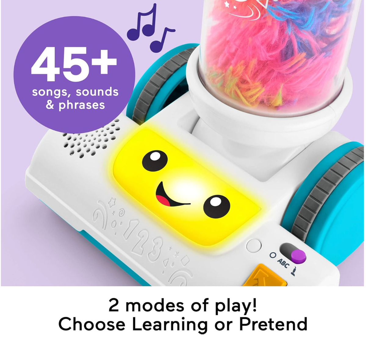 Fisher-Price Laugh and Learn Toy Vacuum, Ages 1+
