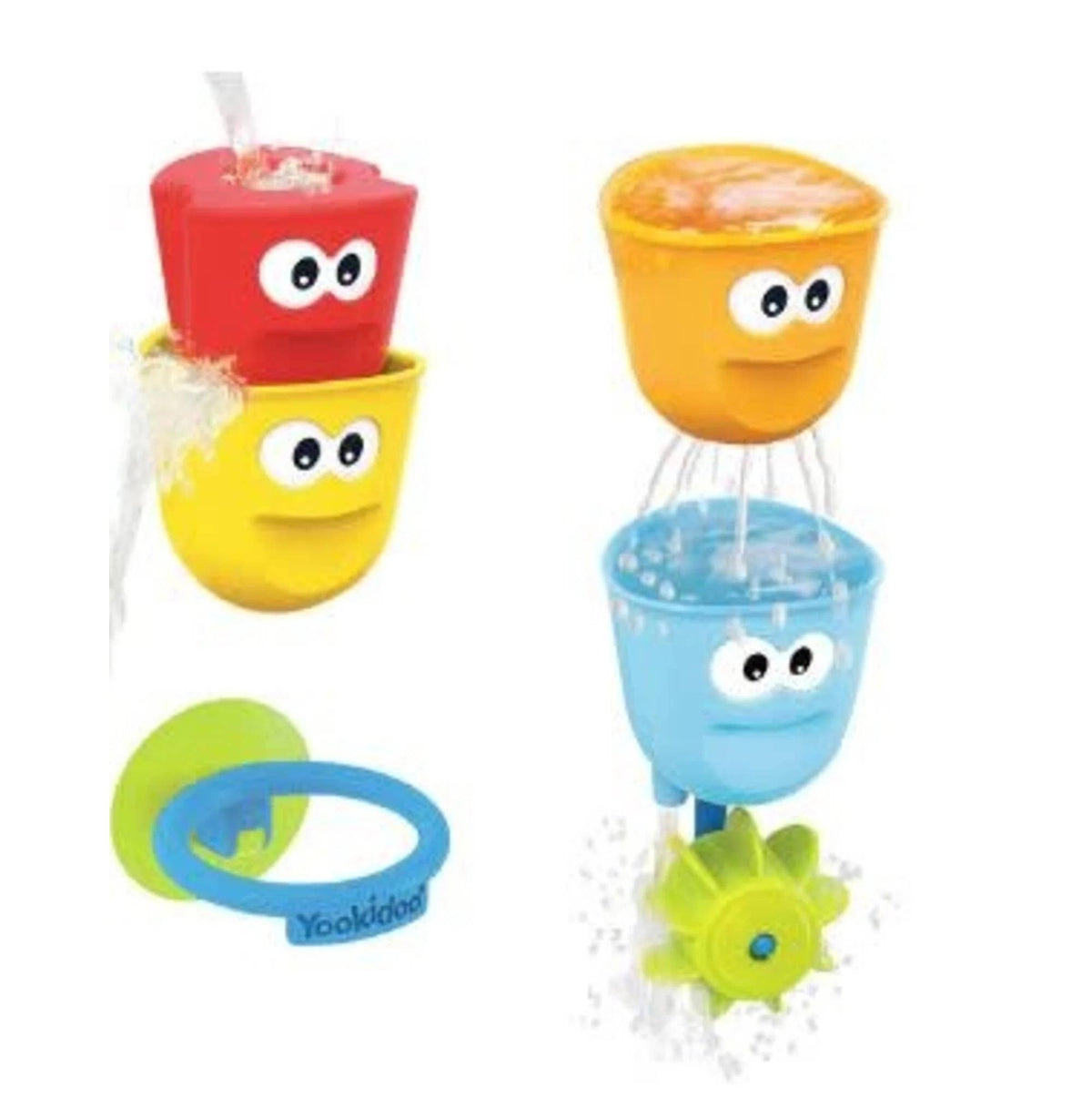Yookidoo-Fill 'N' Spill Action Cups - Bath Toy - 9 months+