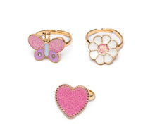 Load image into Gallery viewer, Wonderland 3pc Ring Set
