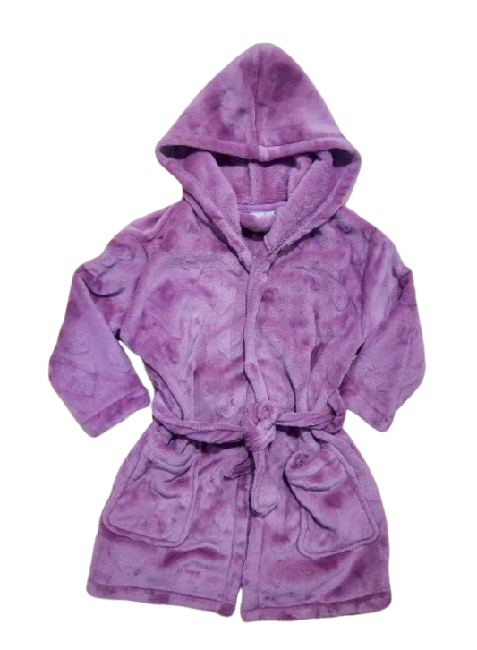Girl's Heart Texture Bathrobe