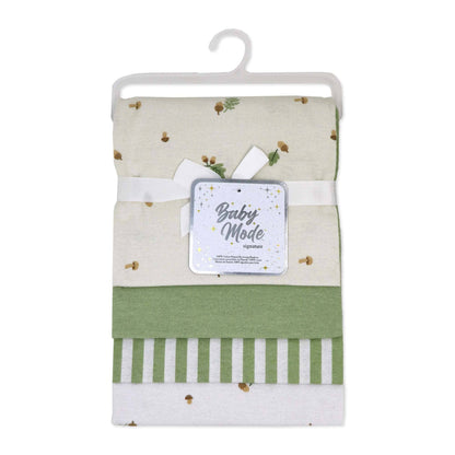 4 Pack Flannel Receiving Blankets