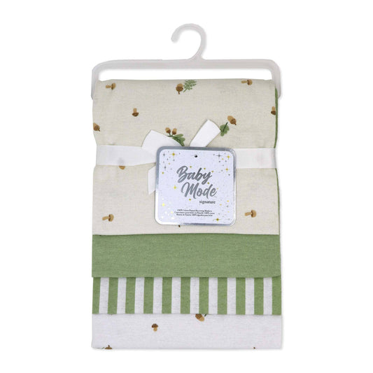 4 Pack Flannel Receiving Blankets