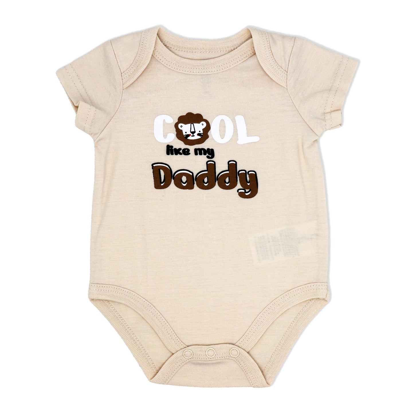 Boys 3 Piece Henley Bodysuit Short Set: Cool Like my Dadd
