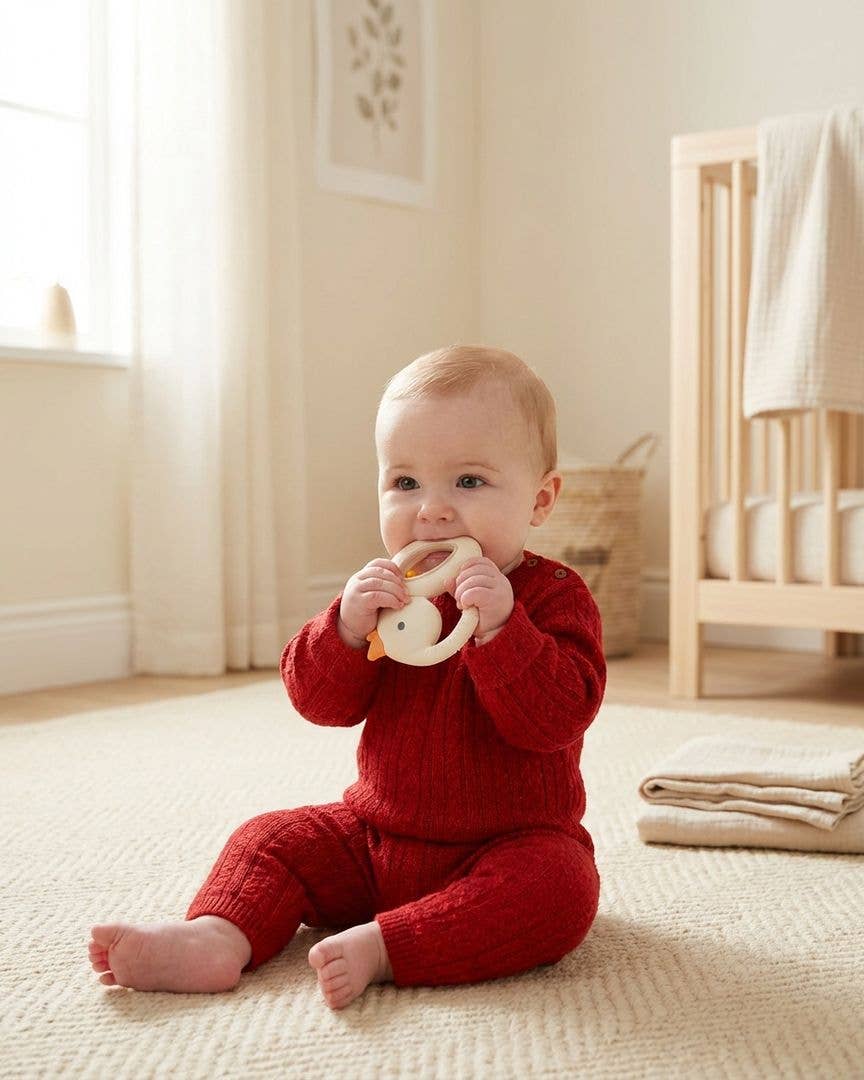 Bitzy Shake™ - Silicone Teether with Rattle
