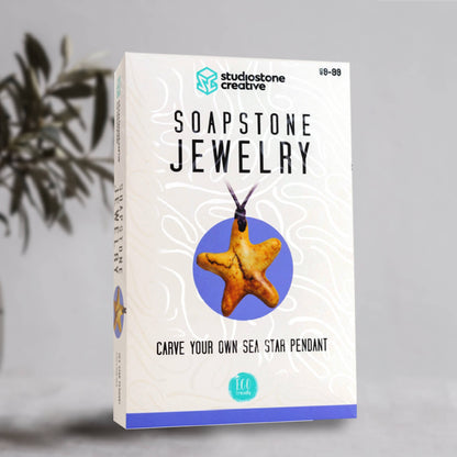 Sea Star Soapstone Pendant Jewelry Carving Kit  