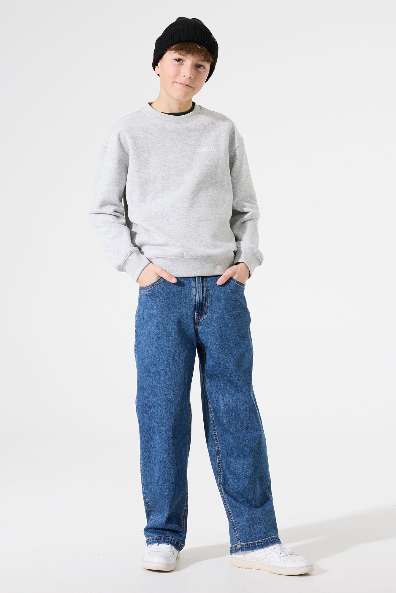 Grey Melee Club Crewneck