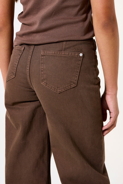 Wide Fit Walnut Jeans