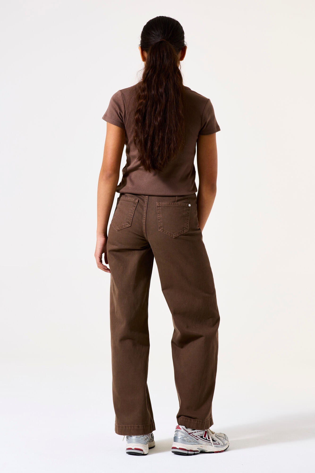 Wide Fit Walnut Jeans