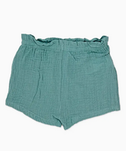 Load image into Gallery viewer, Blue Ruffle Edge Shorts Set
