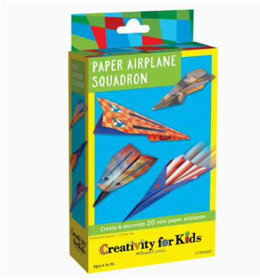 Paper Airplane Stunt Squadron Mini Craft Kit For Kids