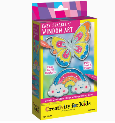 Easy Sparkle Window Art Mini Kit Craft Kit For Kids