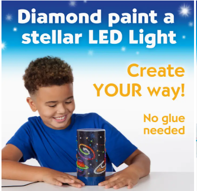 Big Gem Diamond Painting Light - Night Light Craft Kit